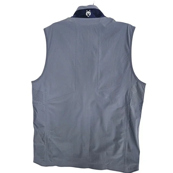 Greyson Coywolf Sport Vest Mens Medium Shadow Grey LochenHeath Golf Full Zip NEW
